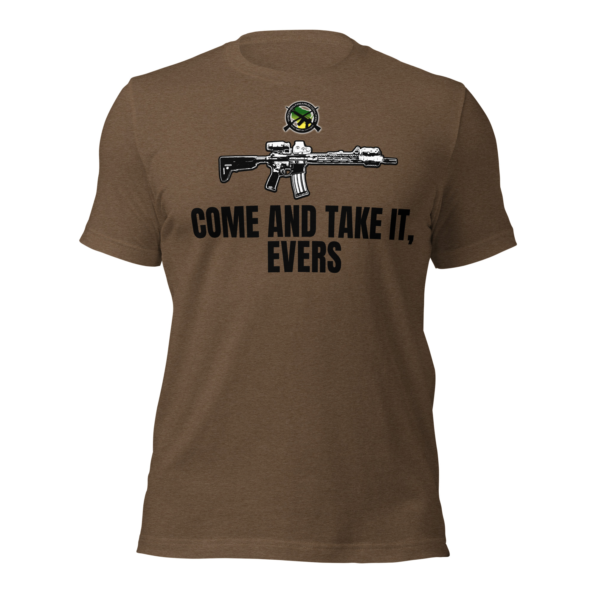 Come And Take It Evers - Unisex t-shirt - Image 5