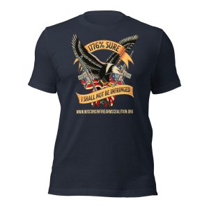 Gold Text -“I’m 1776% Sure” Premium -Unisex t-shirt