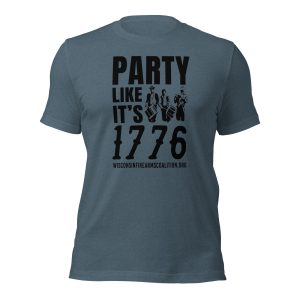 Party Like it's 1776% Short-Sleeve - Premium Unisex – Dark Text