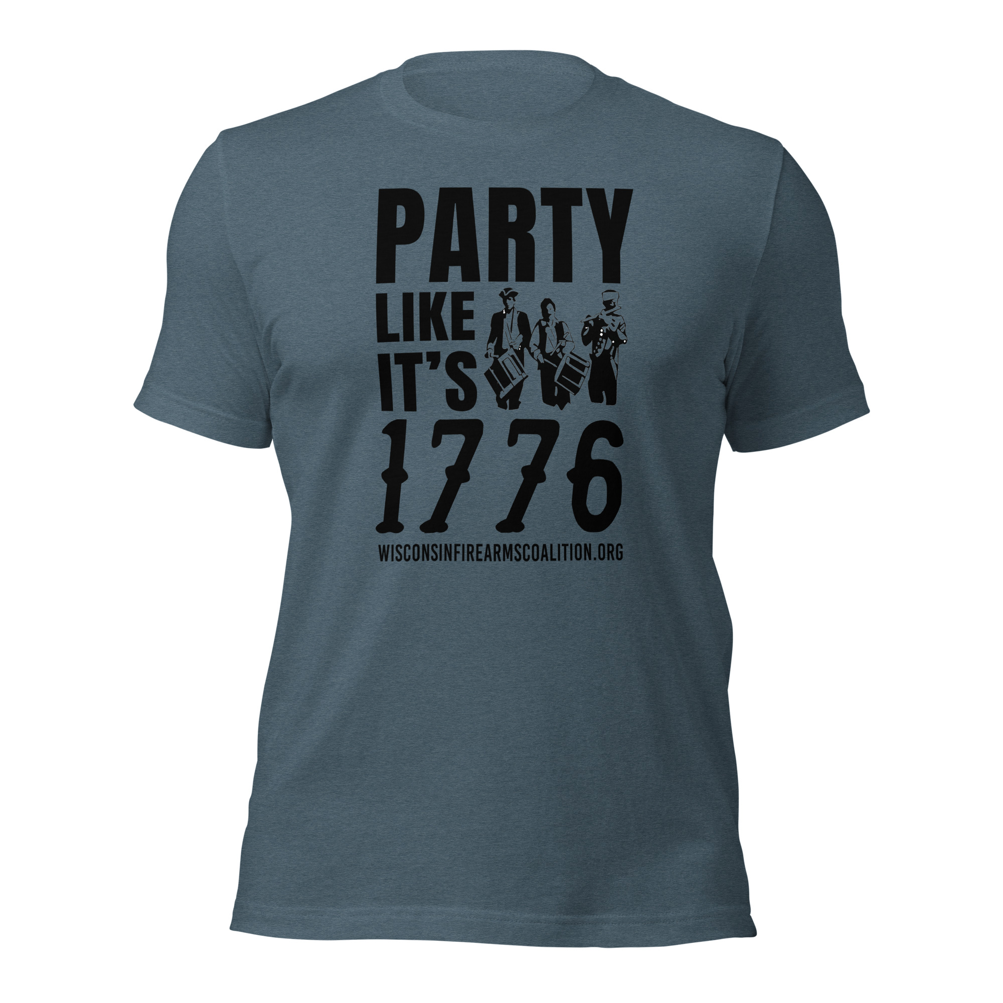 Party Like it's 1776% Short-Sleeve - Premium Unisex – Dark Text