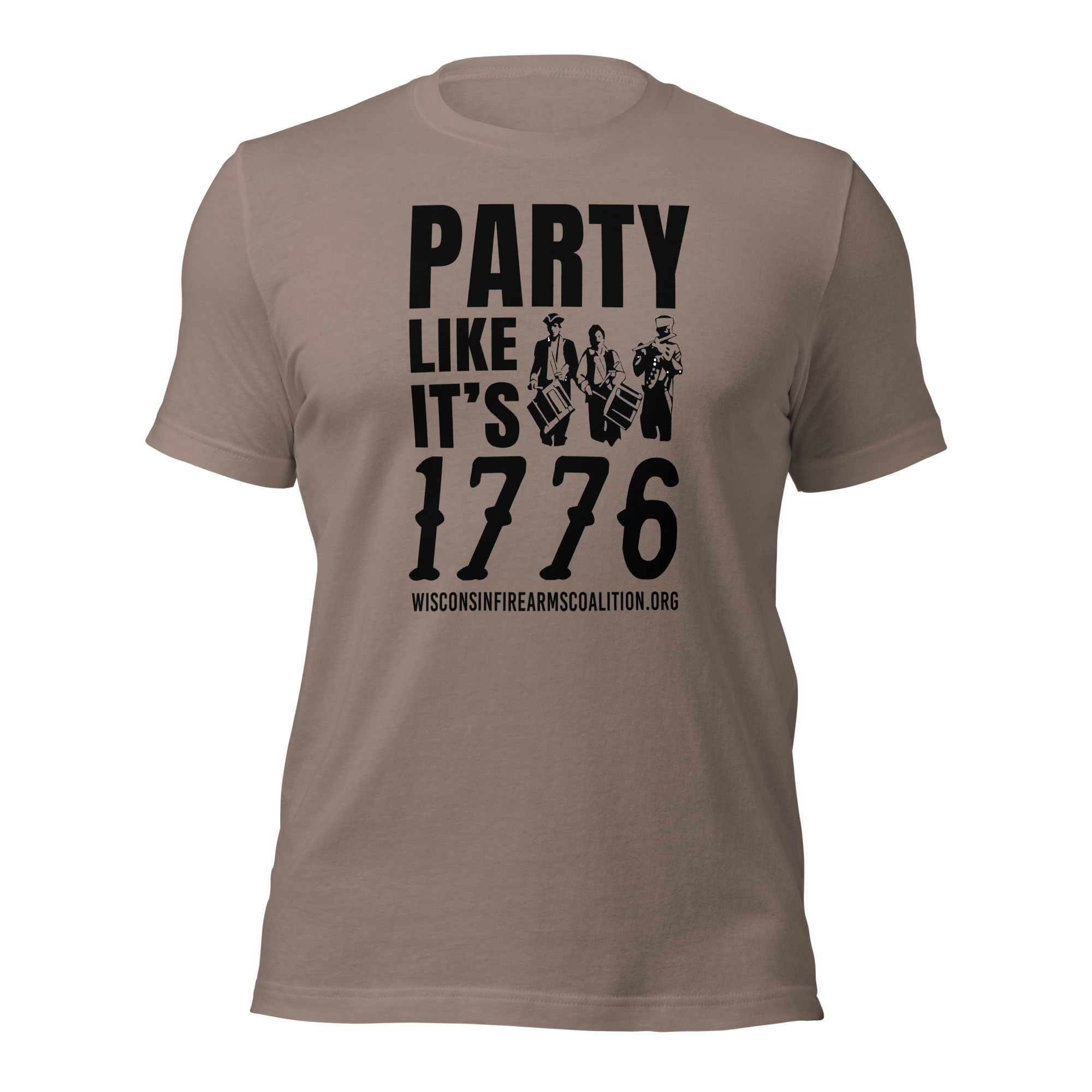 Party Like it's 1776% Short-Sleeve - Premium Unisex – Dark Text - Image 8