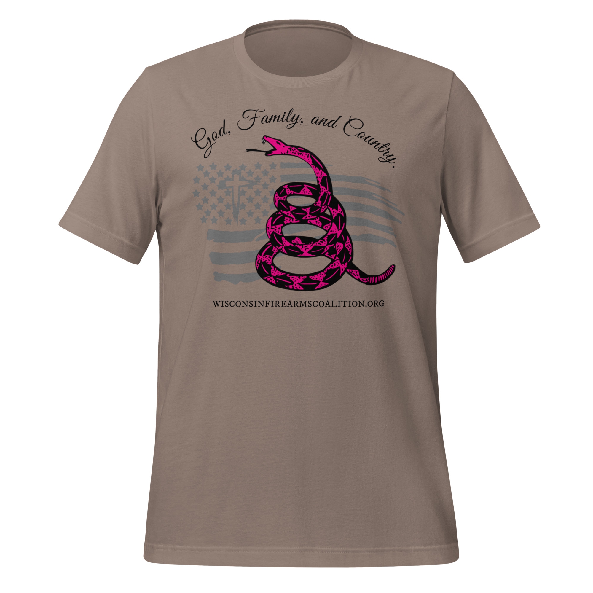 Women’s – Black Text – God, Family and Country – Premium Unisex t-shirt - Image 6